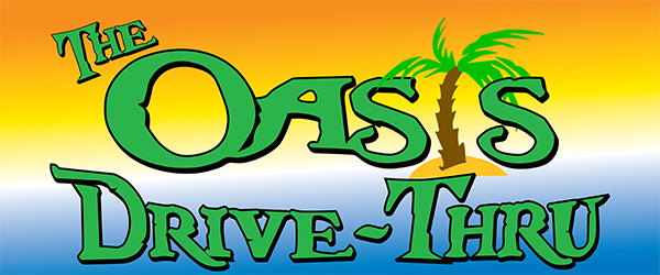 The Oasis Drive Thru logo