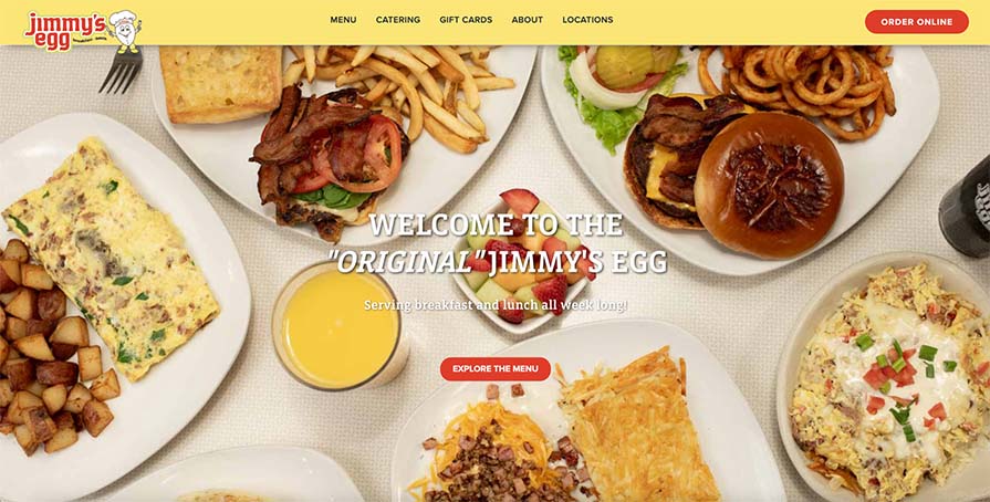 Jimmy's Egg Website